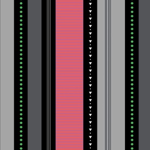 grey scale stripes with color