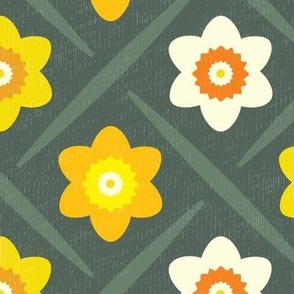 Daffodil Weave - Rosemary - Large