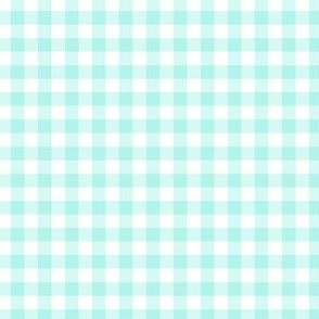 Pastel Mint Gingham Small Scale