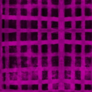 Tie Dye Plaid Grid Geometric Purple Magenta 