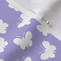 White butterflies on lilac (medium)
