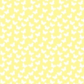 White butterflies on yellow (mini)