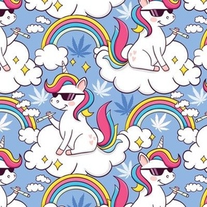 Funny Unicorn Fabric, Wallpaper and Home Decor | Spoonflower