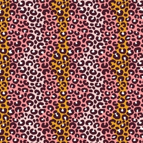Bright colorful leopard print African Soul small scale 