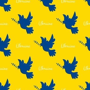 Support Ukraine Peace Dove Pattern