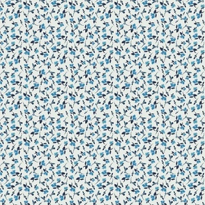 Small Blue Flowers Blue Floral Print