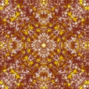 Sparkly Mandala - brown