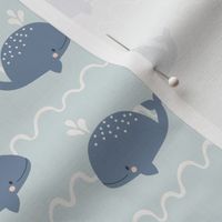cute whale // small scale