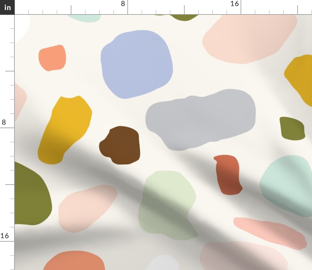 Terrazo Pastel Wallpaper Scale 