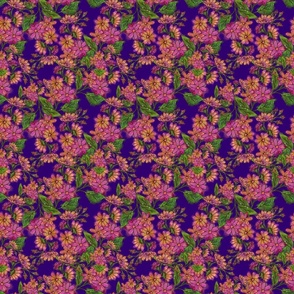 Flower Dreams on Purple(Small)