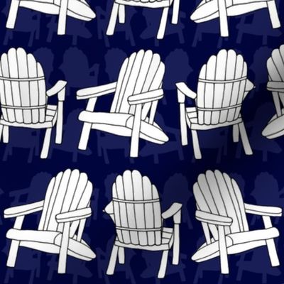 Adirondack Chairs (Navy Blue) 