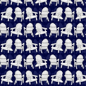 Adirondack Chairs (Navy Blue) 