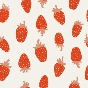 bright red strawberries