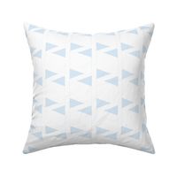 Small Castle Flags Blue Breeze | Beach Flags | Geometric Triangles | Blue and White