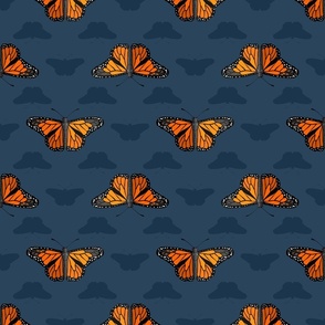 Monarch Butterfly (dark blue)   