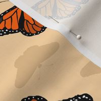 Monarch Butterfly (light orange)  