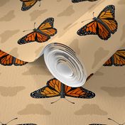 Monarch Butterfly (light orange)  