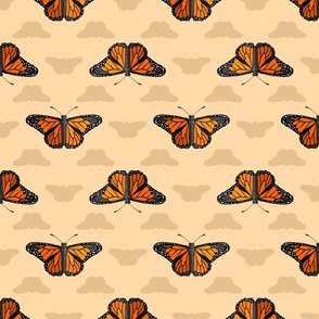 Monarch Butterfly (light orange)  