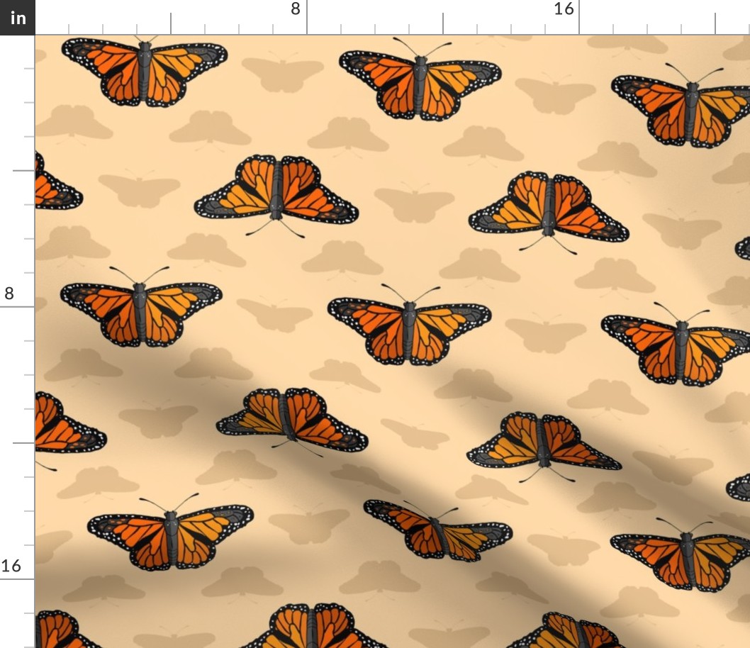 Monarch Butterfly (light orange)  