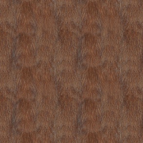Brown Fox Faux Fur Fabric By The Metre - 6012 Red Fox