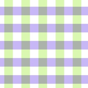Gingham Green and Purple