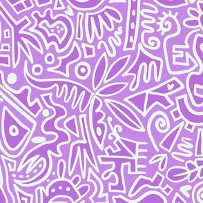 Indie Doodle in Purple (large)