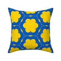  Blue and Yellow For Peace Pattern | Medium Scale