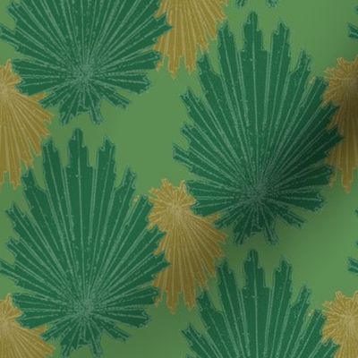 Tropical leaves geometric