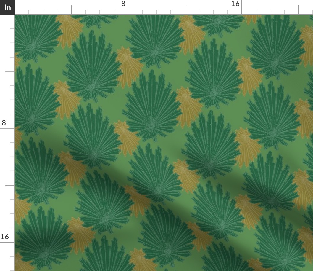 Tropical leaves geometric