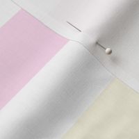 Pastel nursery stripes  // Pink white green yellow