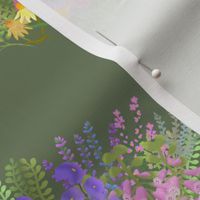 English Garden Flower Beds — Medium