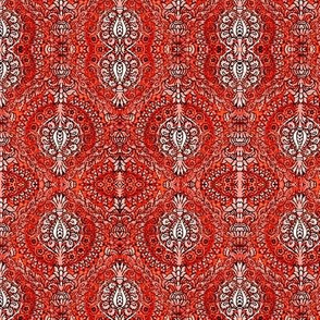 Tapestry, Orangey Reds