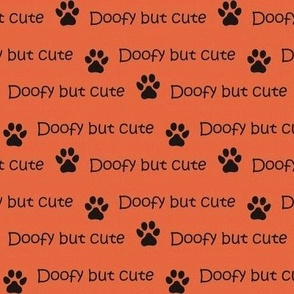 Doofy but cute medium large dog orange