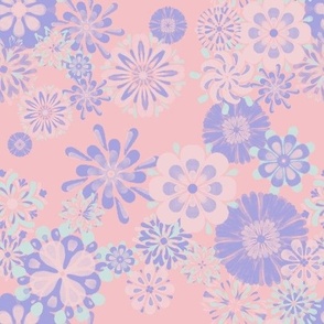 Candy colors - flowers - light coral