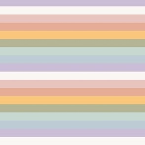 (S Scale) Boho Pride Stripes Plain