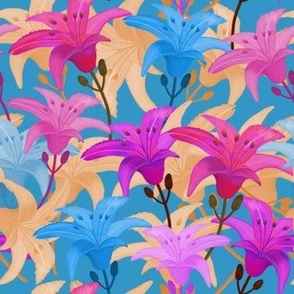 Floral Botanical Colorful Pattern