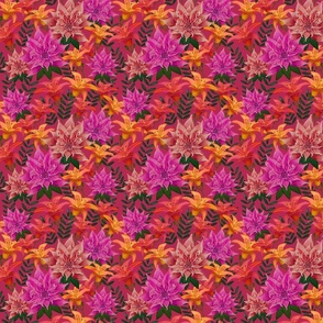 Floral Botanical Colorful Pattern