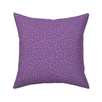 Maximalist Folk Art Floral Quilt  Collection - STARS - ORCHID, LIGHT PURPLE LAVENDER