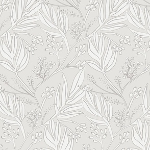Marsh Floral | Neutral Floral pattern | Lowcountry Marsh