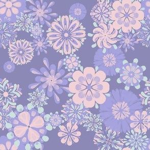 Candy colors - flowers - purple