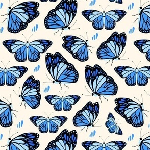 Blue Butterflies