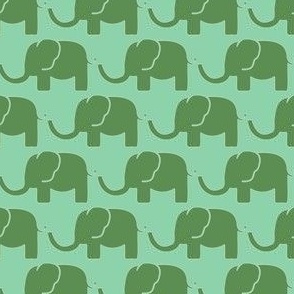 solids elephant green
