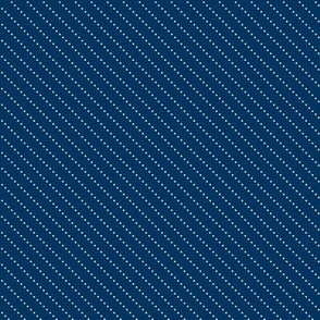 2250 mini - Dotted Diagonal Stripes - Navy 011