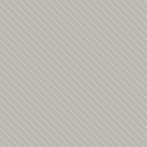 2249 mini - Dotted Diagonal Stripes - Greige