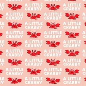 (1/2" scale) a little crabby - peach - nautical summer - C22