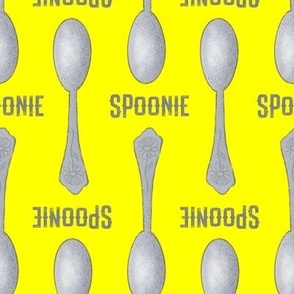 Yellow Spoonie Spoons Large Scale