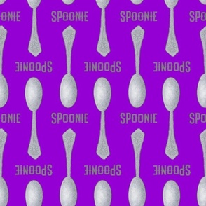 Violet Spoonie Spoons Large Size
