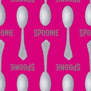 Pink Spoonie Spoons Large Scale