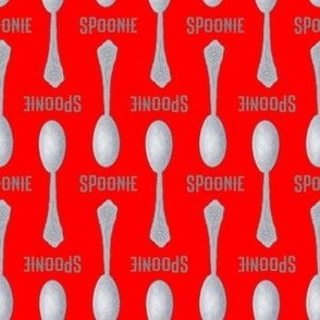 Small Red Spoonie Spoons