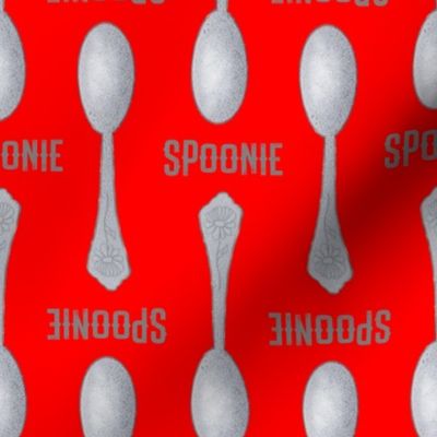 Large Scale Red Spoonie Spoons